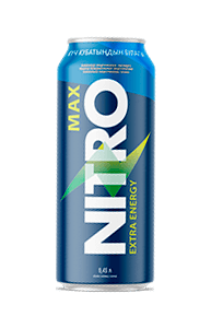 Энергетический напиток Nitro Max, ж/б, 0,45 л